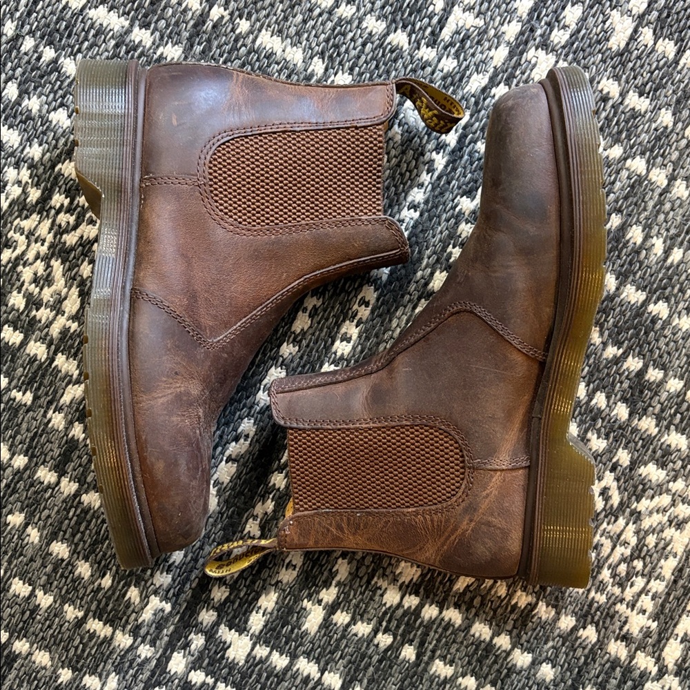 Dr. Martens Brown Ankle Boots